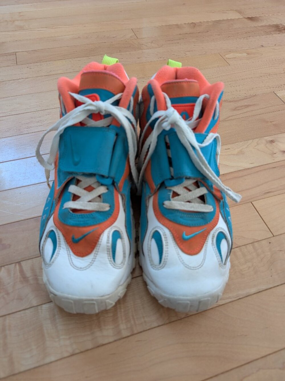Size 11 - Nike Air Max Speed Turf Sneakers Miami Dolphins